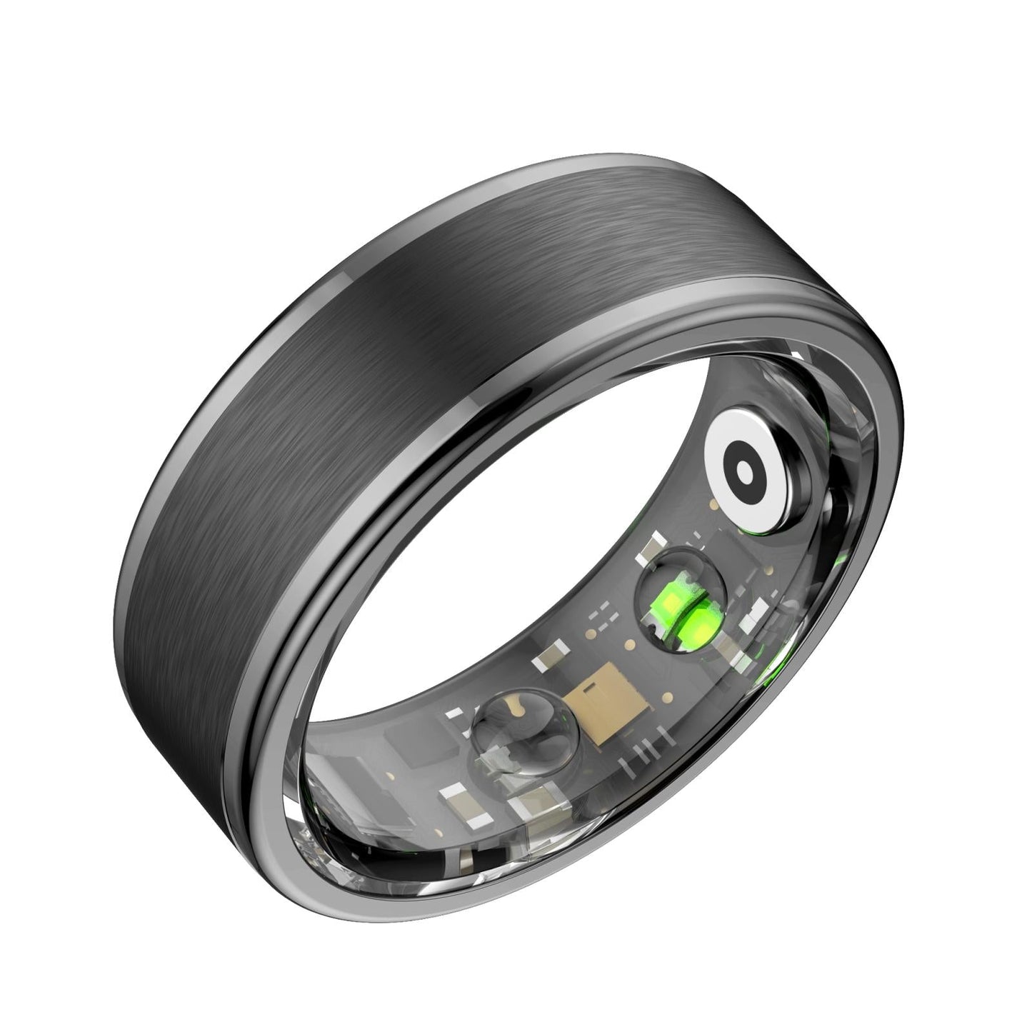 Smart Ring With Heart Rate Blood Oxygen Sleep & Sports Modes - Size 10 - Gold