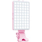 Portable Led Fill Light for Phone Laptop and Video Conferencing - Pink