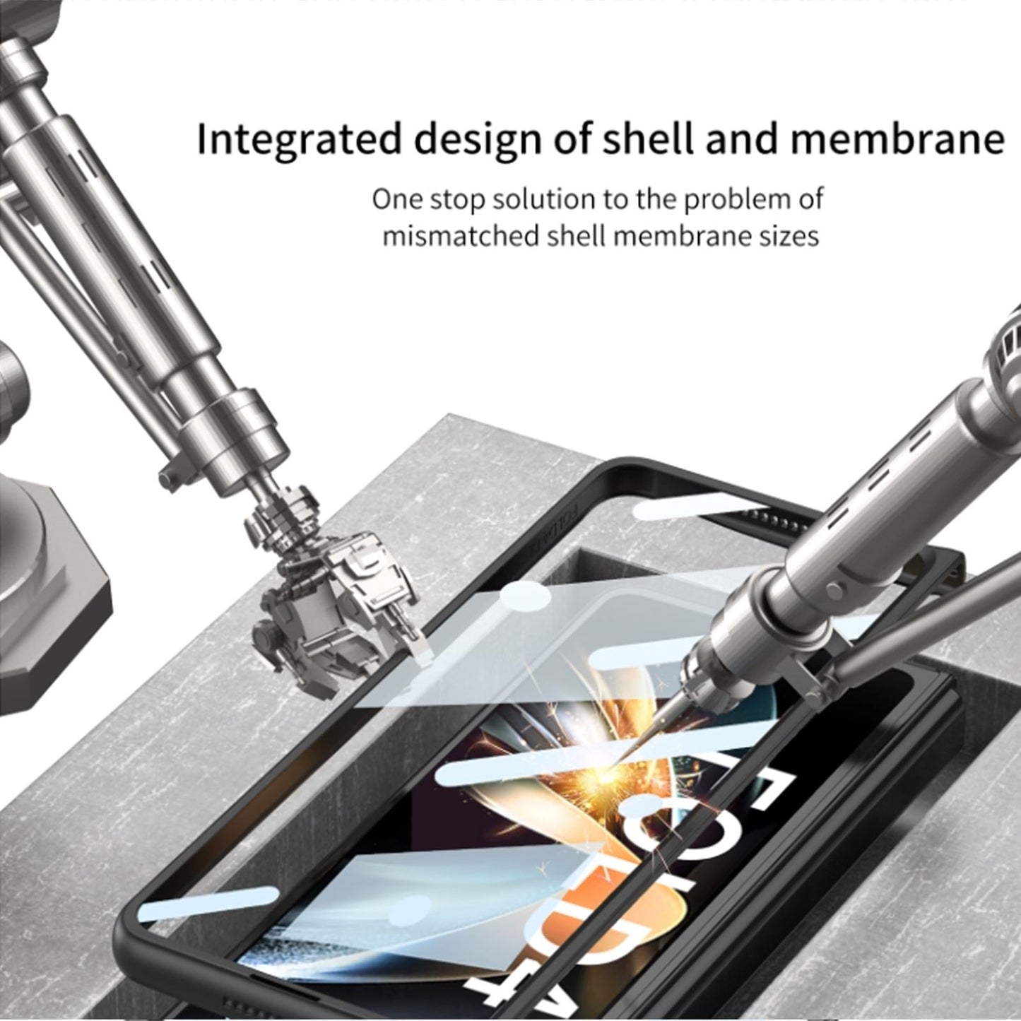 Full Coverage Ultra Thin Case for Samsung Galaxy z Fold 4 / 5g - Black