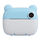 Instant Print Camera for Kids with Dual Lens and 2.4-inch Screen - Blue