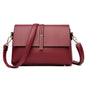 Spacious Women Shoulder Bag For Commuting - Red Wine