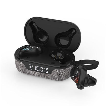 Waterproof T8 Wireless Bluetooth Earbuds with Led Display - Cloth
