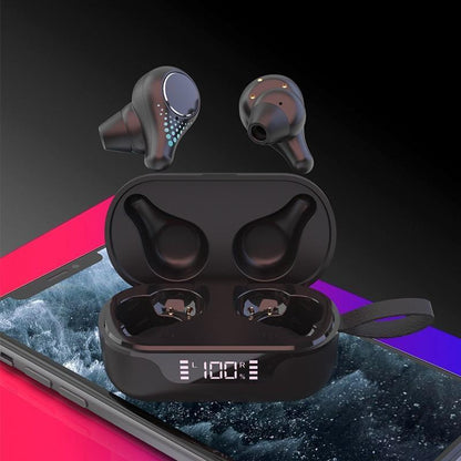 Waterproof T8 Wireless Bluetooth Earbuds with Led Display - Cloth