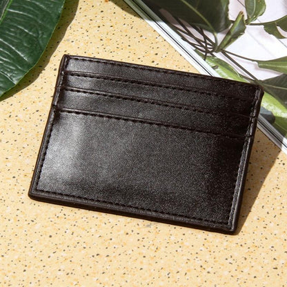 Multi Card Holder For Men Driver License Bank Cards - Dark Brown