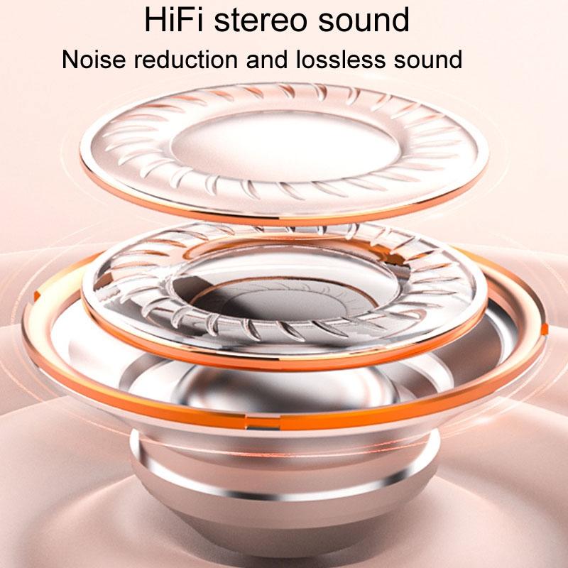 Mini Wireless Sports Earphones with Bluetooth for Sleep - S800 - White
