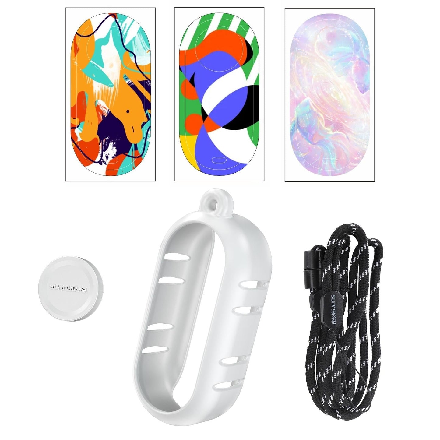 Insta360 Go 3 Silicone Case With Cooling Skin And Neck Strap - Black