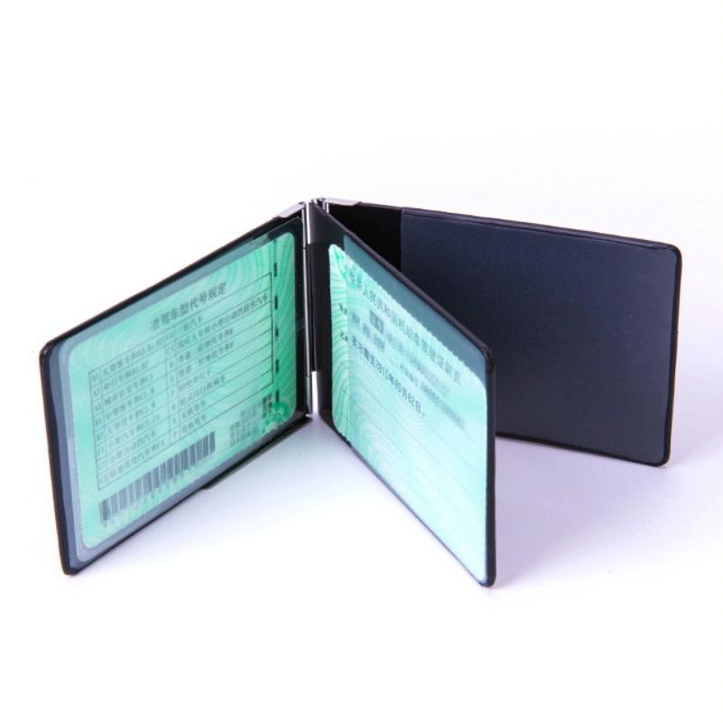 Metal Driver License Holder Fits Most Vehicles - Stripe Coffee