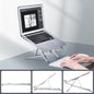 Adjustable Aluminum Laptop Cooling Bracket - Desktop - Silver