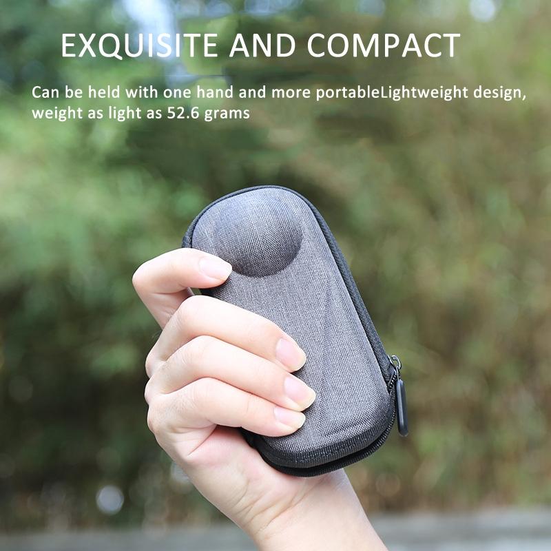 Lightweight Waterproof Insta360 X4 Mini Storage Bag - Light Gray