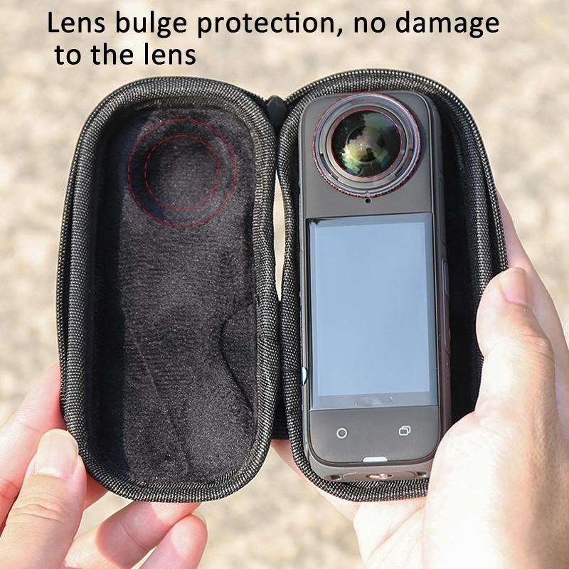 Lightweight Waterproof Insta360 X4 Mini Storage Bag - Light Gray