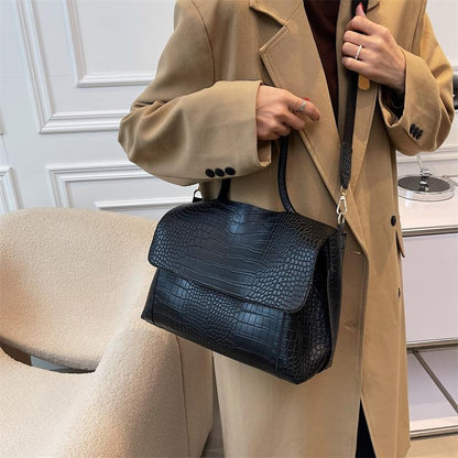 Stylish Winter Crossbody Tote For Women - Coffee