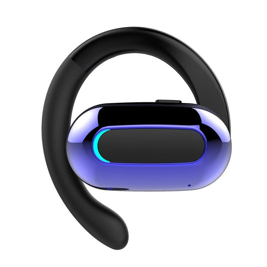 Rotatable Bluetooth Sports Earphones with Noise Reduction - Black Blue