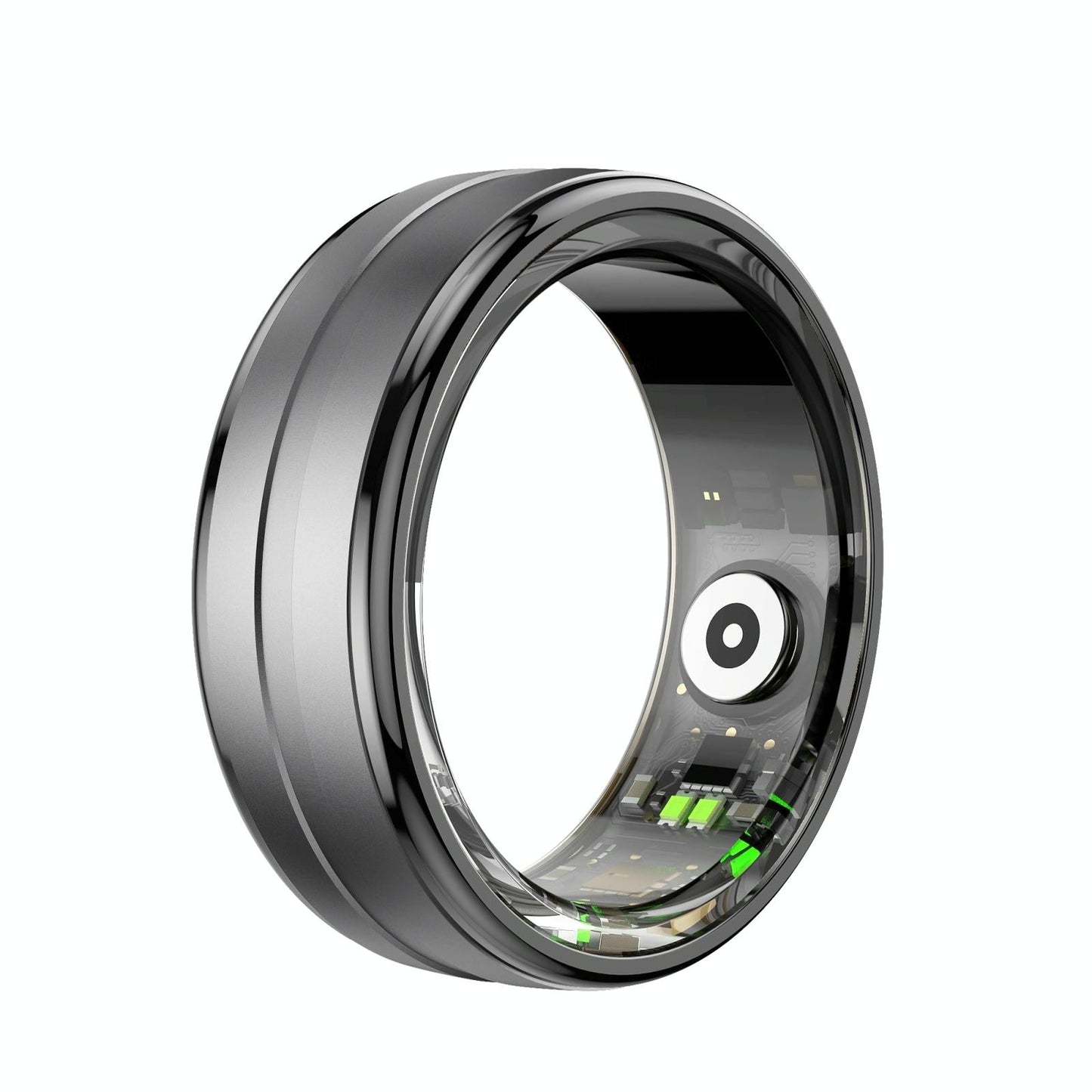 Smart Ring With Heart Rate Blood Oxygen & Sleep Monitoring - Size 12 - Gold