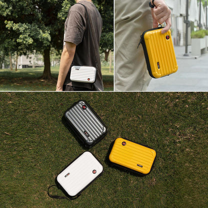 Small Organizer Bag for Sports Camera Accessories 18.5 x 11.5 x 6cm - Yellow