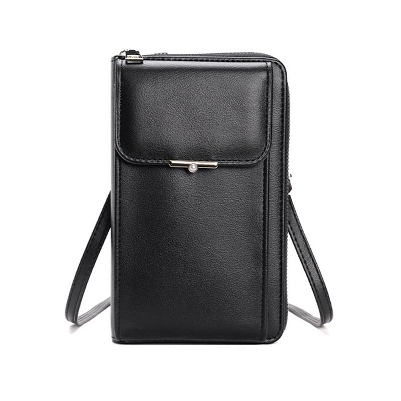 Women Crossbody Cell Phone Wallet Storage Bag - Green