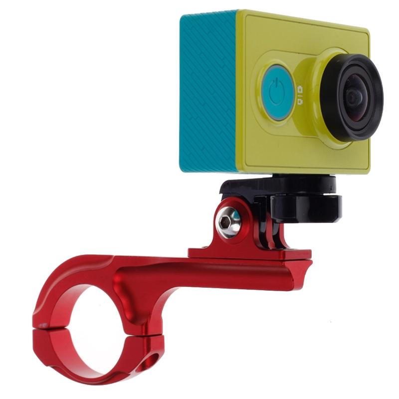 Bicycle Handlebar Holder with Connector Mount for Xiaomi Yi Sport Camera - Black