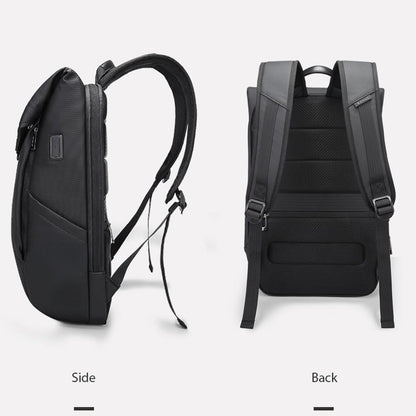 Waterproof Anti-Theft Laptop Backpack For Daily Work And Business - 15.6 Inch - Grey
