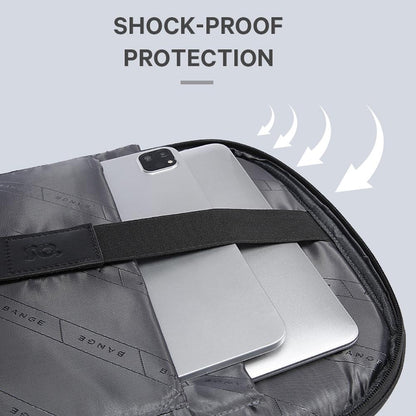 Waterproof Anti-Theft Laptop Backpack For Daily Work And Business - 15.6 Inch - Grey