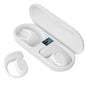 Wireless Bluetooth Sports Earphone - Js270 Hanging Ear Design - White