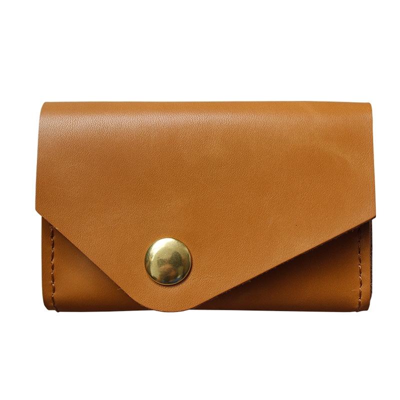 Waterproof Leather Card Holder Durable & Stylish - Black