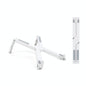 Foldable Non-slip Laptop Stand - Plastic Silicone - White