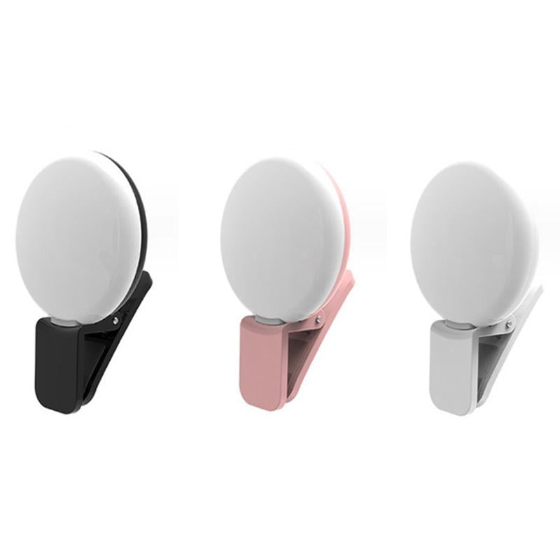 2-pack Led Selfie Light for Mobile Phone Photography - Pink