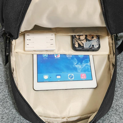 Simple Oxford Cloth Travel Backpack For Students 45 X 31 X 18Cm - White