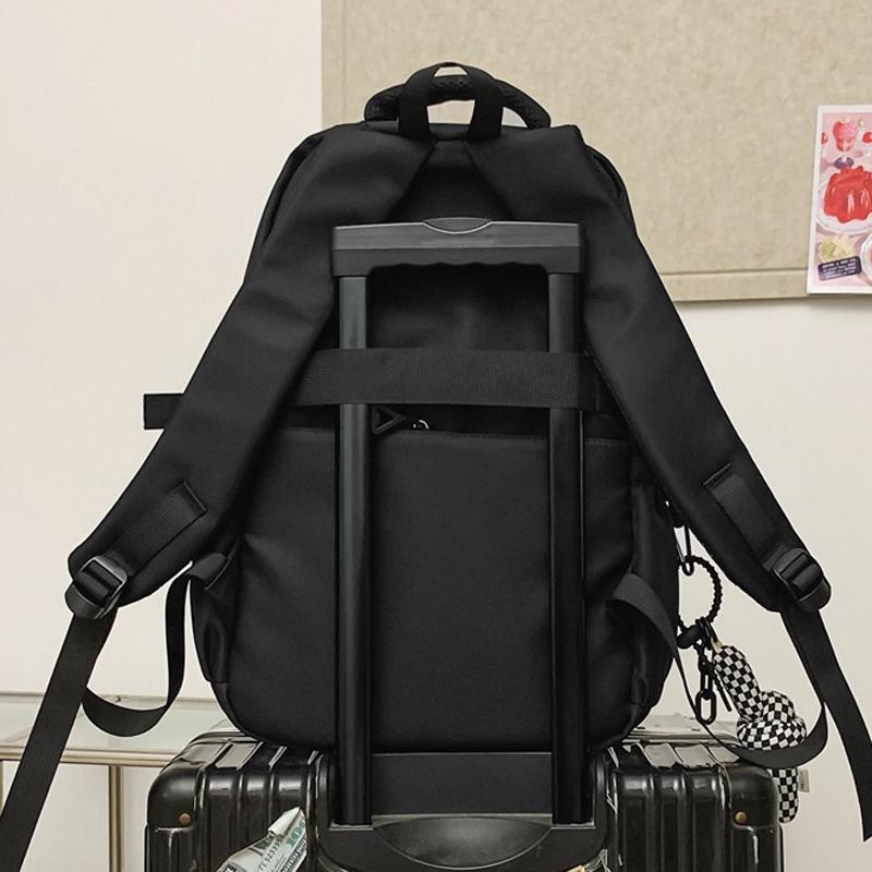 Simple Oxford Cloth Travel Backpack For Students 45 X 31 X 18Cm - White