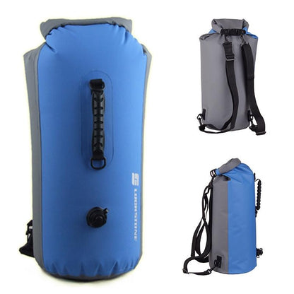 Waterproof Rafting Backpack For Outdoor Activities - Yellow Black
