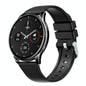 1.32 Inch Health Monitoring Smart Watch With Password Lock - Black