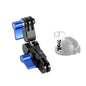360 Degree Rotating Mount Adapter for Gopro Hero11 - Aluminium Alloy - Blue