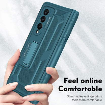 Shockproof Secure Hinge Phone Case for Samsung Galaxy z Fold 4 5g - Gold