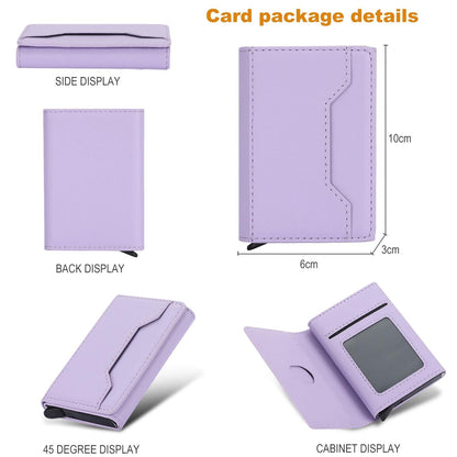 10x6x3cm Secure Brush Card Bag - Compact and Protective - Brown