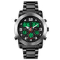 Triple Display Luminous Digital Watch - 1642 - Silver