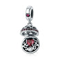925 Sterling Silver Zircon Pendant With Parts - Scc689-A