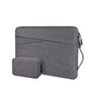 13.3 Inch Polyester Laptop Liner Bag with Small Bag - Ideal for Notebooks - Deep Space Gray