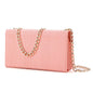 Leather Crossbody Bag With Rfid Protection 20 X 10 X 3.5Cm - Pink