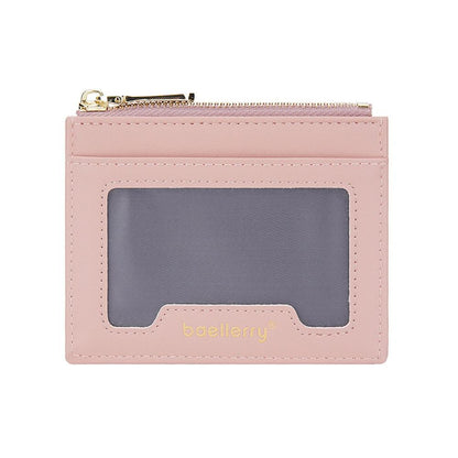 Light & Thin Card Bag Multifunctional Coin Purse - Red