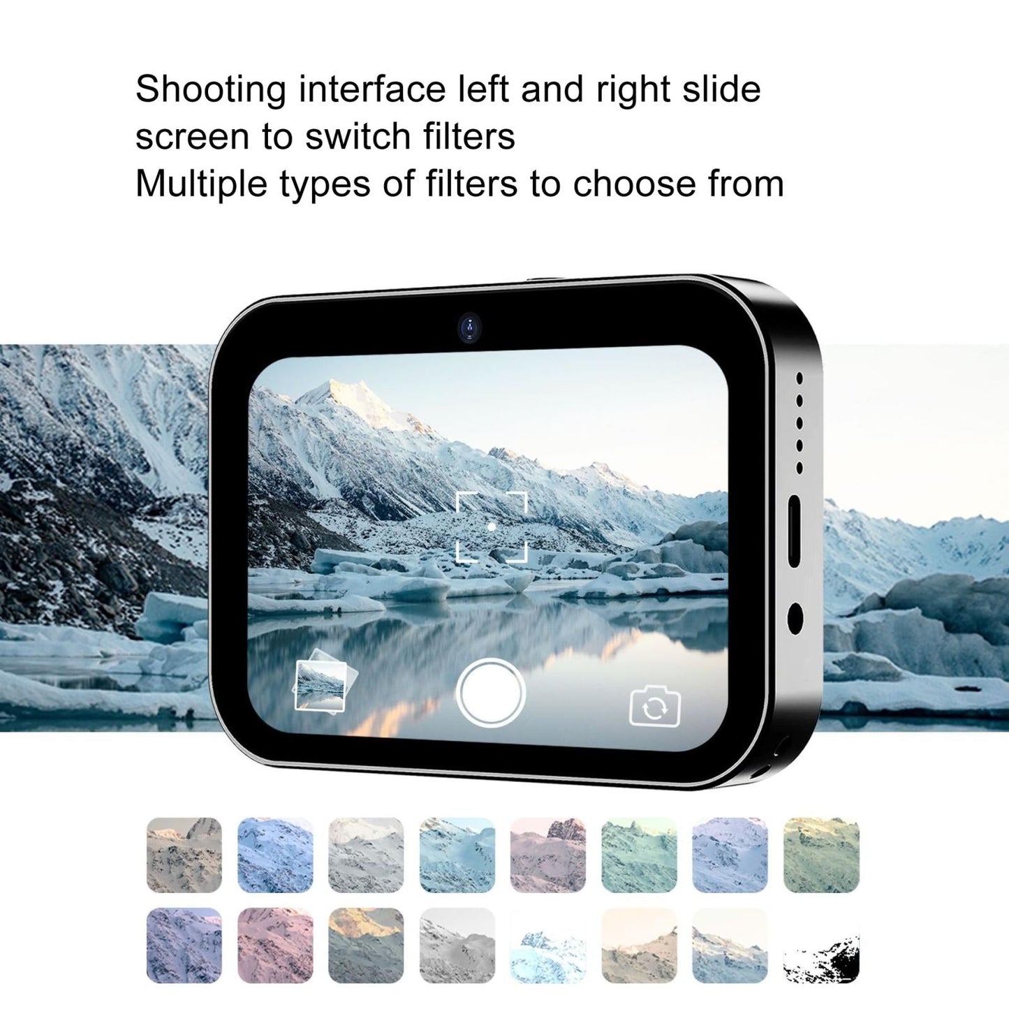 Smart Hd Digital Camera With Touch Screen And Video Recording - Excludes Memory - White