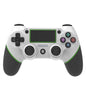 Rubberized Bluetooth Gamepad for Ps4 - Wireless - White Green