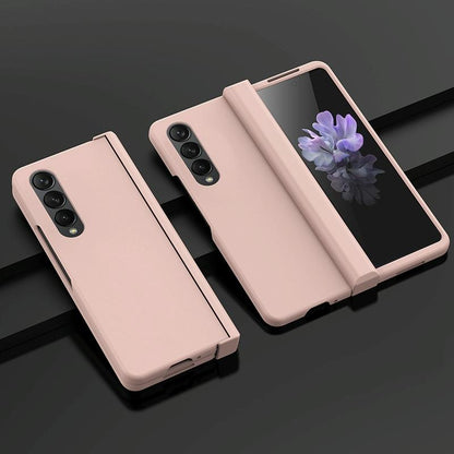 Foldable Skin Feel Case for Samsung Galaxy z Fold 4 / 5g - Pink