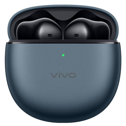 Wireless Dual Mic Tws Air Earphones with Noise Reduction - Blue