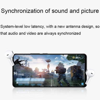 Wireless Dual Mic Tws Air Earphones with Noise Reduction - Blue