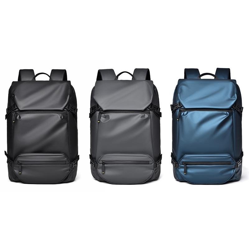 Travel Backpack for Men - Compact and Durable - Grey