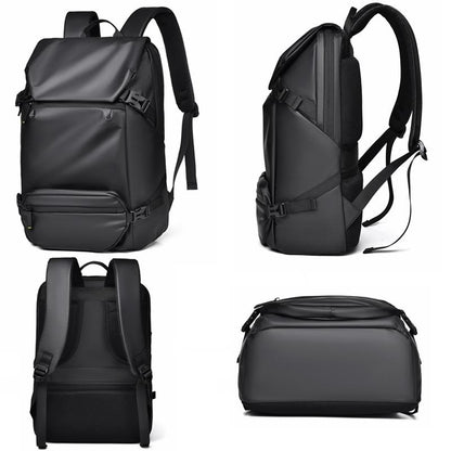 Travel Backpack for Men - Compact and Durable - Grey