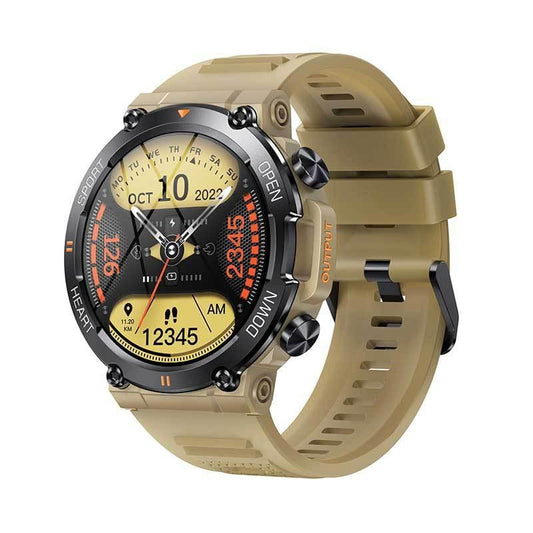 1.39 Inch Heart Rate / Blood Pressure / Blood Oxygen Monitoring Smart Calling Watch - Gray
