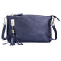 Fringed One Shoulder Bag For Women Large Capacity Casual - Navy Blue