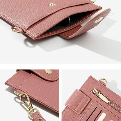 Stylish Thin Messenger Bag For Women - Red