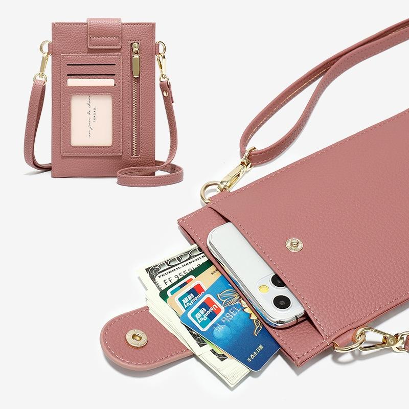 Stylish Thin Messenger Bag For Women - Red