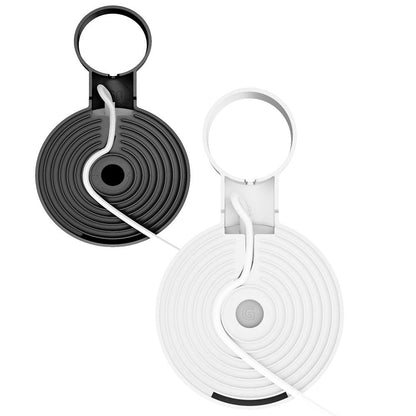 Google Nest Mini Wall Bracket with Cable Storage - White